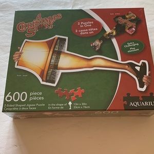 Aquarius A Christmas Story 600 piece new 2 puzzles in one jigsaw puzzle